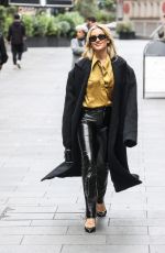 ASHLEY ROBERTS Leaves Her Heart FM Show in London 10/18/2023