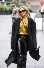 ASHLEY ROBERTS Leaves Her Heart FM Show in London 10/18/2023