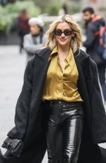 ASHLEY ROBERTS Leaves Her Heart FM Show in London 10/18/2023