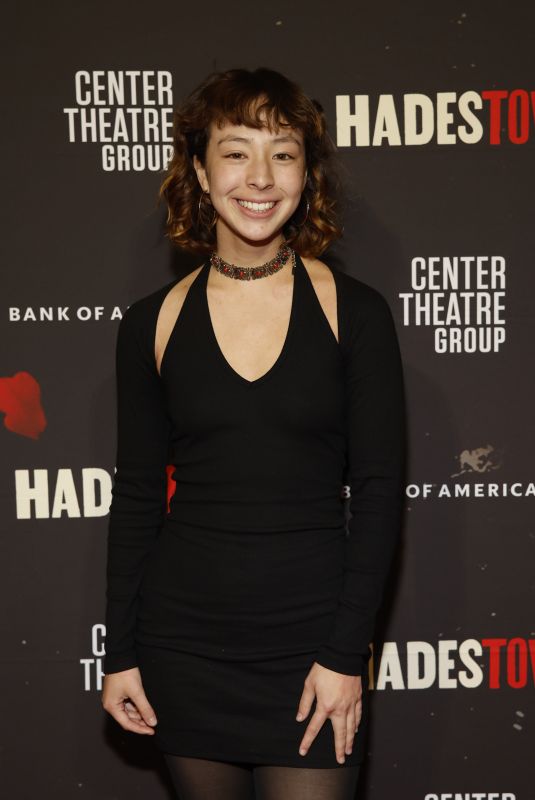 AUBREY ANDERSON-EMMONS at Hadestown Opening Night Performance in Los Angeles 10/04/2023
