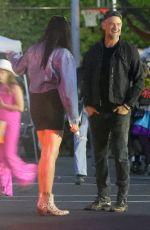 AUDRA MARI and Josh Duhamel at a Halloween Carnvial in Brentwood 10/27/2023