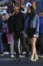 AUDRA MARI and Josh Duhamel at a Halloween Carnvial in Brentwood 10/27/2023