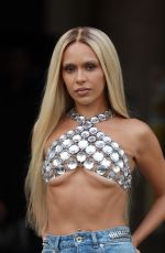 BAD GYAL at Rabanne Womenswear Spring/Summer 2024 Show in Paris 09/28/2023