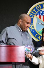 BECKY G Accepts Key to the City of Her Hometown Inglewood 10/17/2023