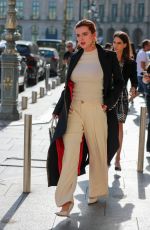 BELLA THORNE Out at Paris Fashion Week 10/02/2023