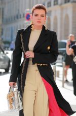 BELLA THORNE Out at Paris Fashion Week 10/02/2023