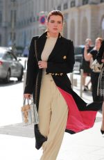 BELLA THORNE Out at Paris Fashion Week 10/02/2023