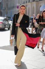 BELLA THORNE Out at Paris Fashion Week 10/02/2023