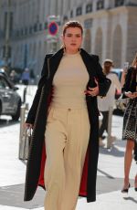 BELLA THORNE Out at Paris Fashion Week 10/02/2023