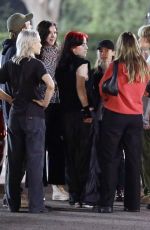 BILLIE EILISH Arrivvves at Halloween Horror Nights at Universal Studios in Los Angeles 10/19/2023