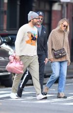 BLAKE LIVELY, Ryan Reynolds and Hugh Jackman Out in New York 10/12/2023