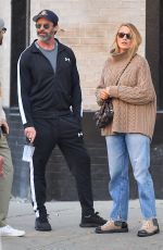 BLAKE LIVELY, Ryan Reynolds and Hugh Jackman Out in New York 10/12/2023