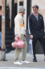 BLAKE LIVELY, Ryan Reynolds and Hugh Jackman Out in New York 10/12/2023