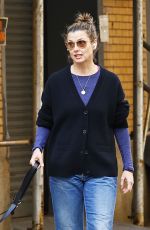 BRIDGET MOYNAHAN Out with Her Dogs in New York 10/24/2023