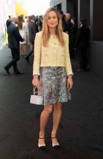 BRIE LARSON Arrivves at Chanel Fashion Show in Paris 10/03/2023