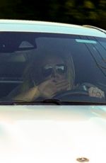BRITNEY SPEARS Out Driving Her Mercedes in Thousand Oaks 10/05/2023