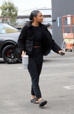 BRITT STEWART Arrives at Dance Practice in Los Angeles 10/25/2023