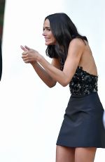 BRUNA MARQUEZINE and Rauw Alejandro on the Set of a Commercial in New York 10/16/2023