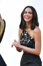 BRUNA MARQUEZINE and Rauw Alejandro on the Set of a Commercial in New York 10/16/2023