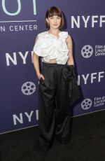 CAILEE SPAENY at Priscilla Screening at New York Film Festival 10/06/2023