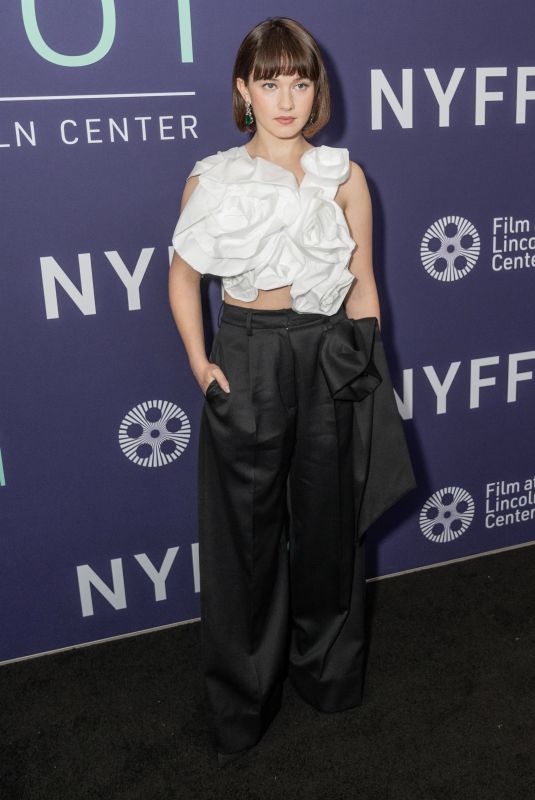 CAILEE SPAENY at Priscilla Screening at New York Film Festival 10/06/2023