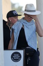 CAMERON DIAZ and Benji Madden Out Shopping for Toys in Santa Barbara 10/28/2023