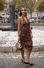 CARLA GINOLA Arrives at Miu Miu Womenswear Spring/Summer 2024 Show at Paris Fashion Week 10/03/2023