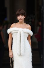 CARLA GINOLA Arrives at Rabanne Womenswear Spring/Summer 2024 Show at Paris Fashion Week 09/28/2023