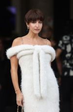 CARLA GINOLA Arrives at Rabanne Womenswear Spring/Summer 2024 Show at Paris Fashion Week 09/28/2023
