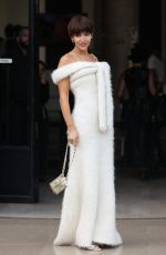 CARLA GINOLA Arrives at Rabanne Womenswear Spring/Summer 2024 Show at Paris Fashion Week 09/28/2023