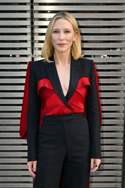 CATE BLANCHETT at Alexander McQueen SS24 Show at Paris Fashion Week 09/30/2023