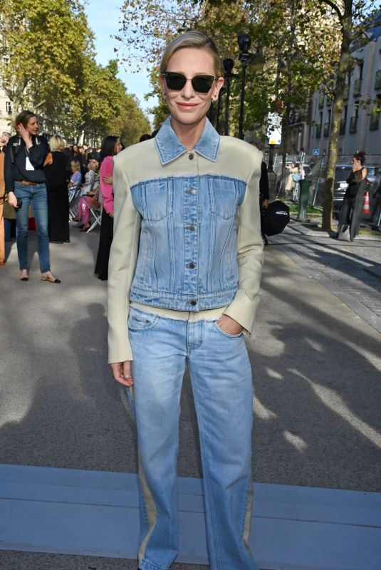 CATE BLANCHETT at Stella Mccartney Womenswear Spring/summer 2024 Show in Paris 10/02/2023