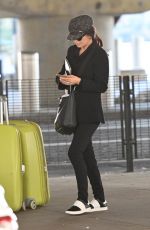 CATHERINE ZETA JONES Arrives at JFK Airport in New York 10/11/2023