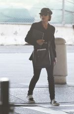 CATHERINE ZETA JONES Arrives at JFK Airport in New York 10/11/2023