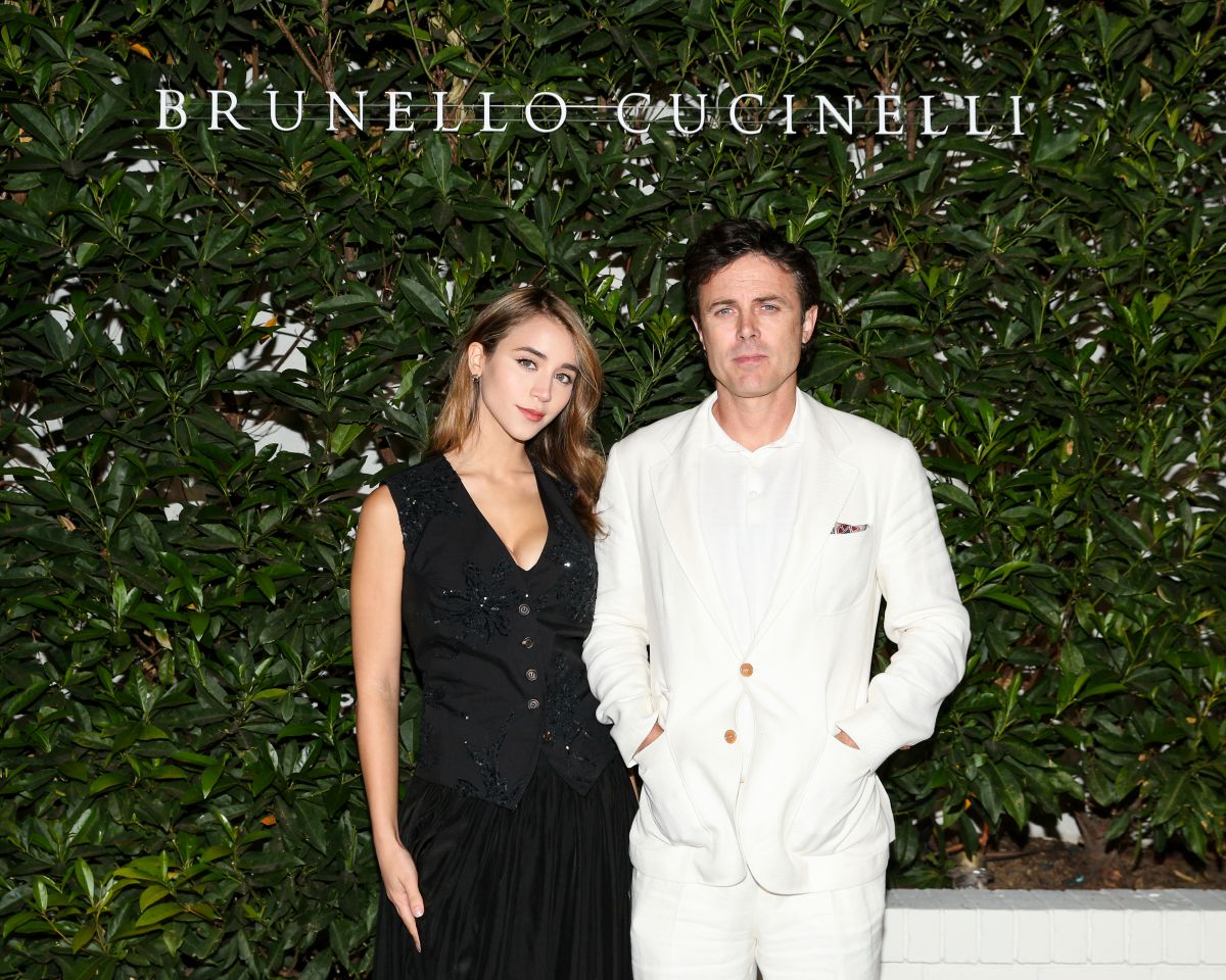 CAYLEE COWAN and Casey Affleck at Brunello Cucinelli Dinner in Los ...