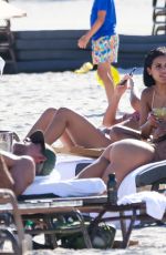 CHANEY JONES, SILVIA MICOL and ALIANA MAWLA at a Beach in Miami 10/21/2023