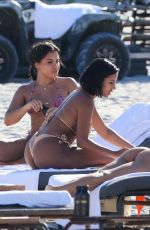 CHANEY JONES, SILVIA MICOL and ALIANA MAWLA at a Beach in Miami 10/21/2023