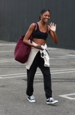 CHARITY LAWSON Arrives at Dancing with the Stars Rehearsal Studio in Los Angeles 10/25/2023