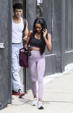 CHARITY LAWSON Leaves Dance Studio in Los Angeles 10/01/2023
