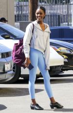 CHARITY LAWSON Leaves Dance Studio in Los Angeles 10/08/2023