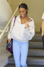 CHARITY LAWSON Leaves Dance Studio in Los Angeles 10/08/2023