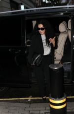 CHARLI XCX Arrives at BBC Radio One Studio in London 10/19/2023