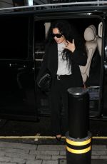 CHARLI XCX Arrives at BBC Radio One Studio in London 10/19/2023