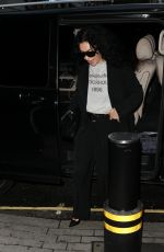 CHARLI XCX Arrives at BBC Radio One Studio in London 10/19/2023