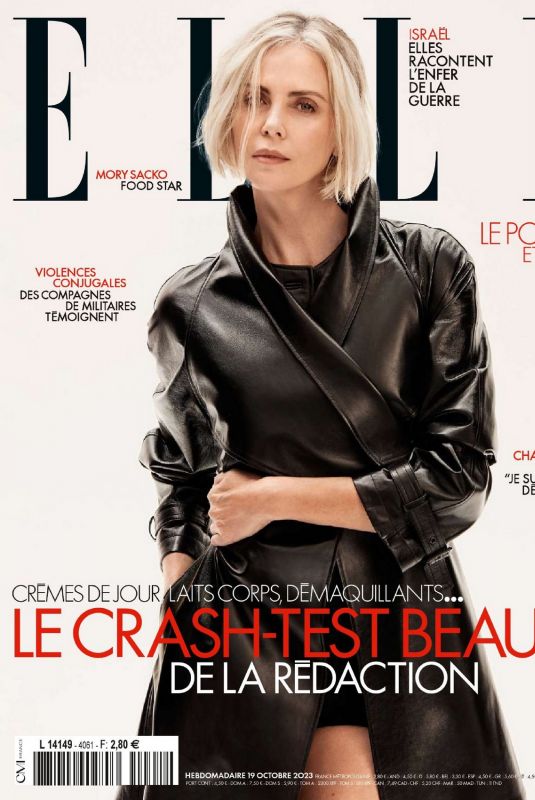 CHARLIZE THERON in Elle France, October 2023