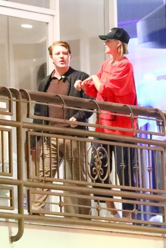 CHARLIZE THERON Out with a Friend in Los Angeles 10/27/2023