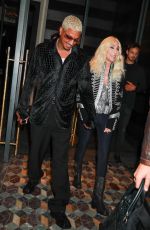 CHER and Alexander Edwards Leaves Hotel Costes in Paris 10/02/2023