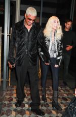 CHER and Alexander Edwards Leaves Hotel Costes in Paris 10/02/2023