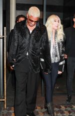 CHER and Alexander Edwards Leaves Hotel Costes in Paris 10/02/2023
