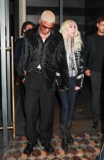 CHER and Alexander Edwards Leaves Hotel Costes in Paris 10/02/2023